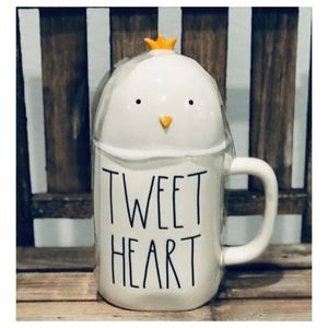 NEW Rae Dunn “TWEET HEART” Easter Spring Chick Topper Mug 🐥